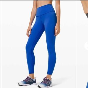 Lululemon Wunder Train High-Rise Tight 25" (blue)